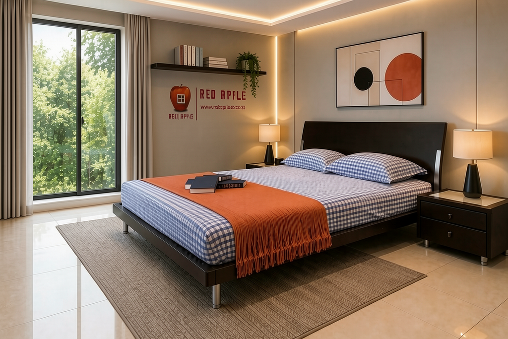 King/Queen Bed Excl. Mattress