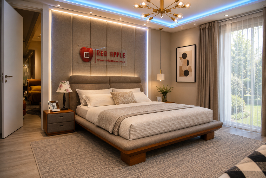Queen Bed Excl. Mattress