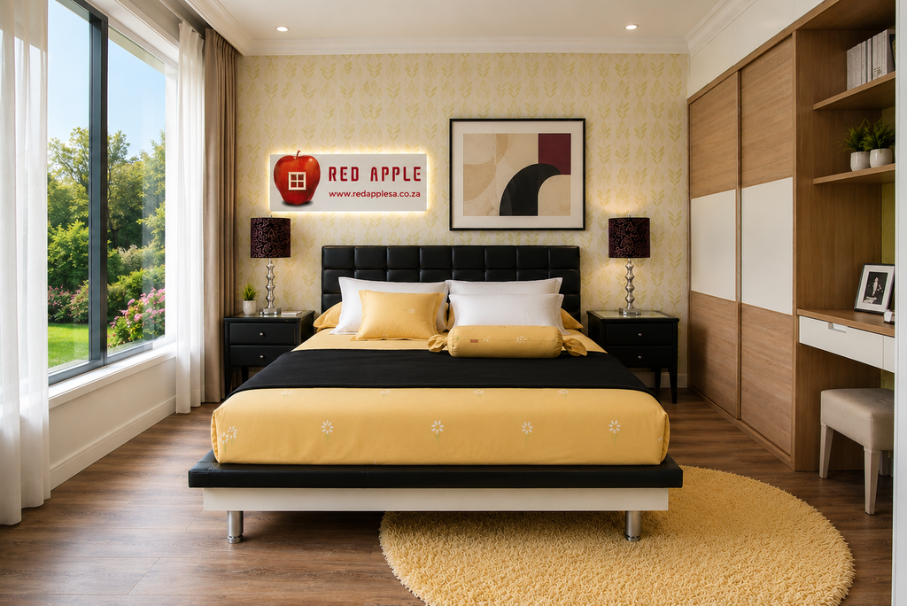 King/Queen Bed Excl. Mattress