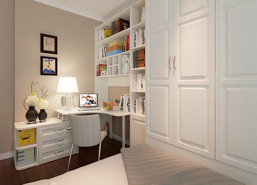 Modern minimalist second bedroom