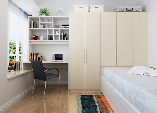 Modern minimalist second bedroom