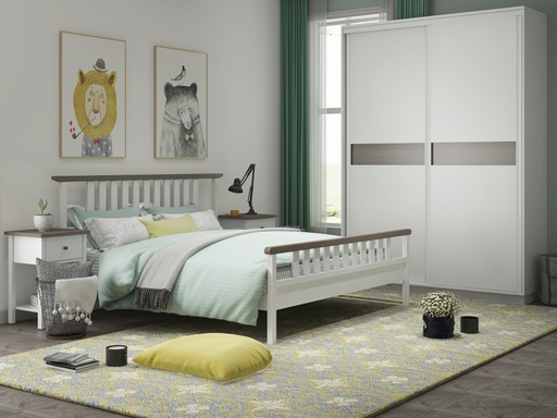 [1383959] King Bed Excl. Mattress